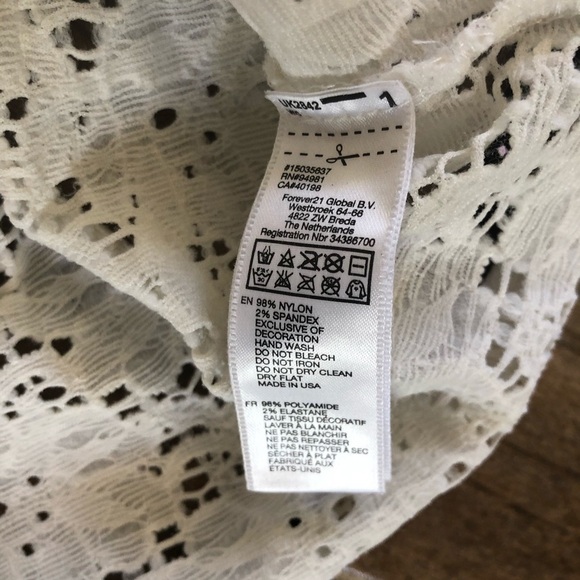 Lace blouse Forever 21 Size Medium - Picture 6 of 7